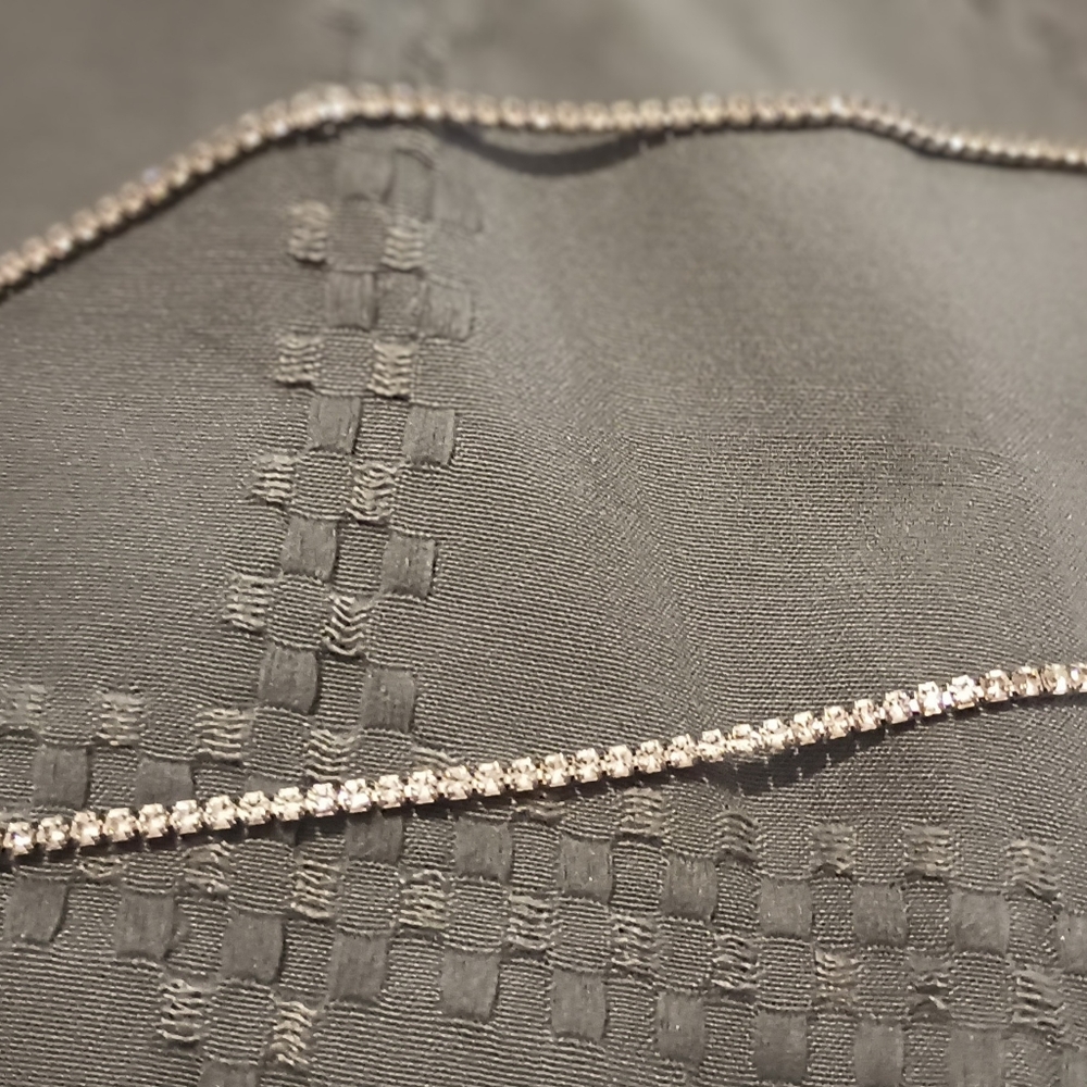 LC White Sapphire Tennis Necklace
